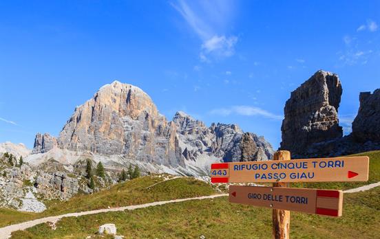 Wegschilder der Alta Via 1