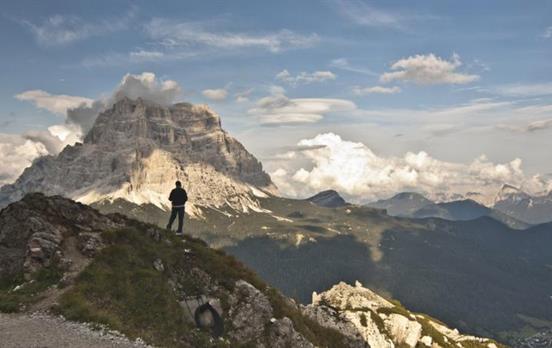 The view from Rifugio Coldai