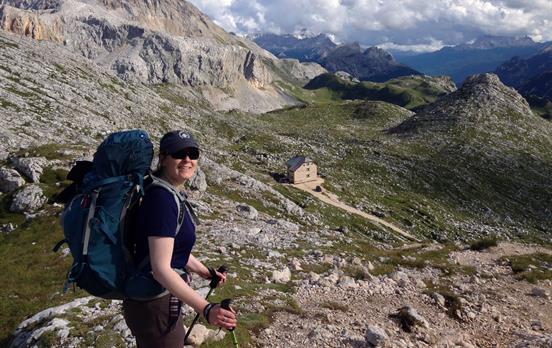 Richtung Rifugio Sennes