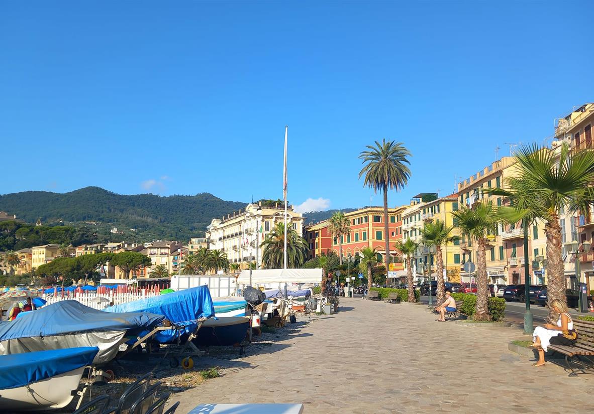 The harbour front of Santa Margherita Ligure
