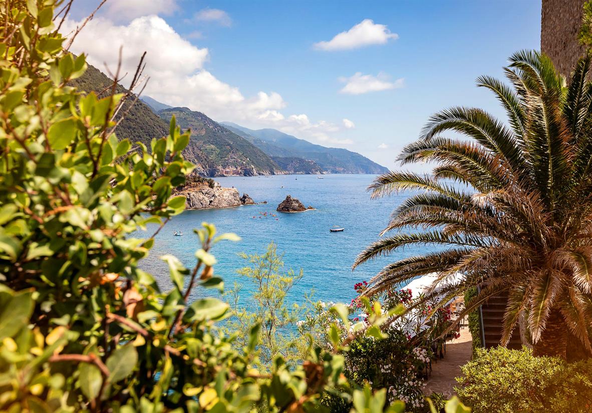 Sea views on the Italian Riviera