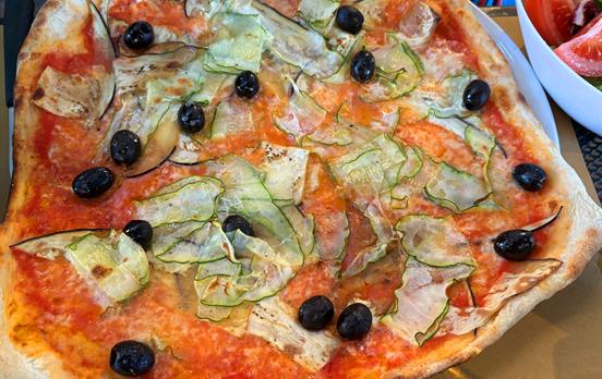 Pizza in Volterra