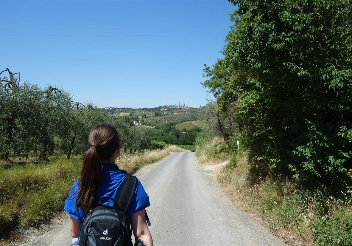 Hike from Volterra to San Gimignano