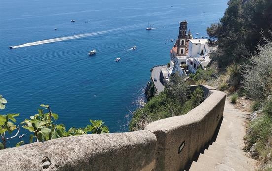 Descending towards Atrani