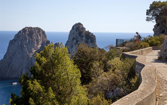 Path to the Faraglioni on Capri
