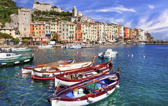 Der hübsche Hafen von Portovenere