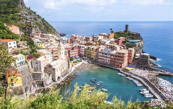 Der hübsche Hafen von Monterosso