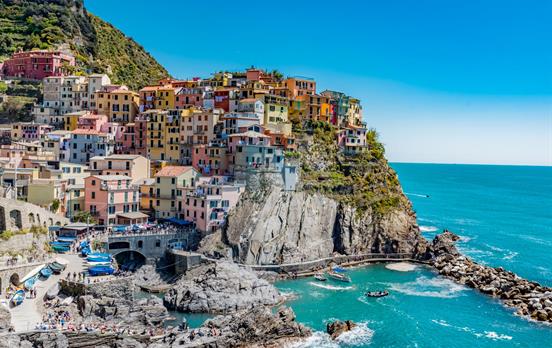 Farbenpracht in Manarola