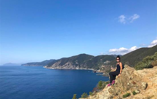 Zeit für eine Rast und Aussicht genießen