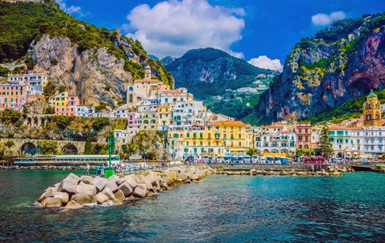 Amalfi Village - view from the sea