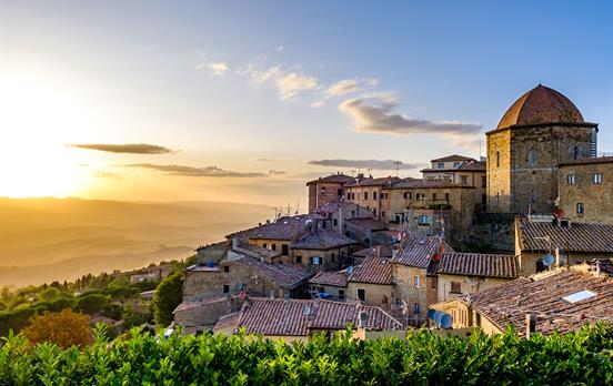 Sunset in Volterra