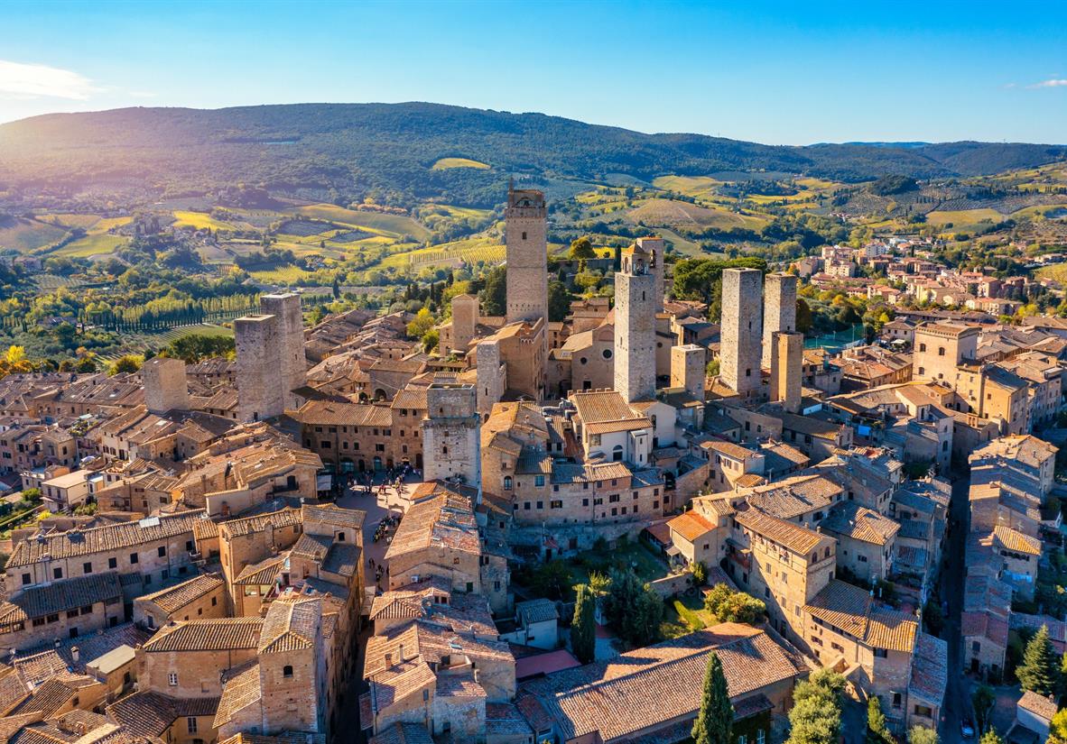 View  over San Gimignano