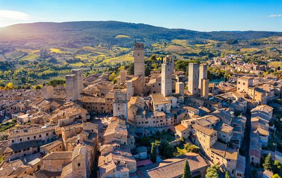 View  over San Gimignano