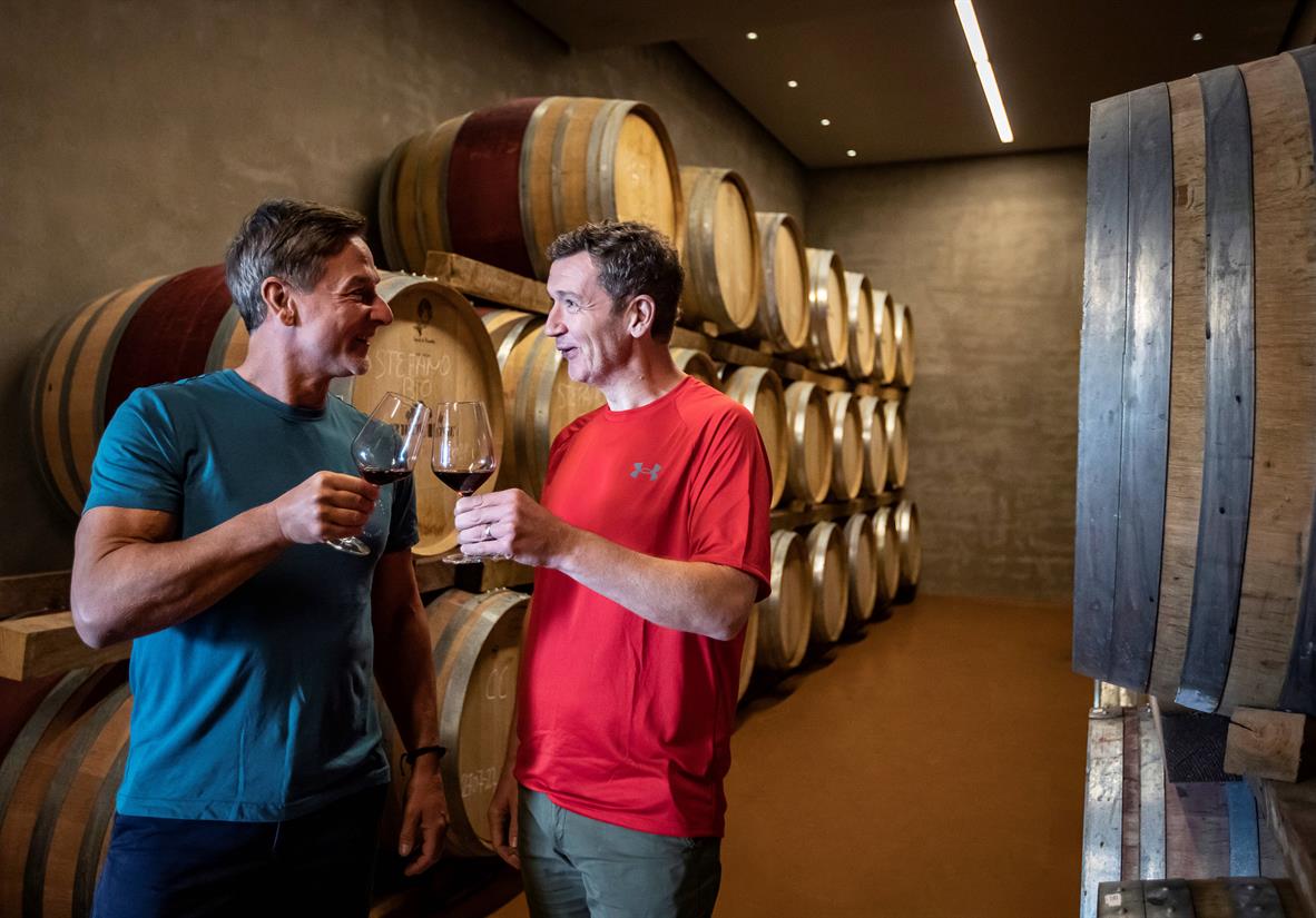 Wine tasting at Riecine Winery