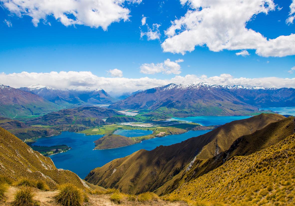 Best of Neuseeland - Blick von Roys Peak Wanaka