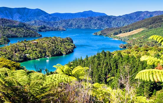 Views over Queen Charlotte Sound