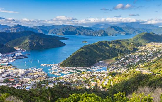 Aerial view of Picton