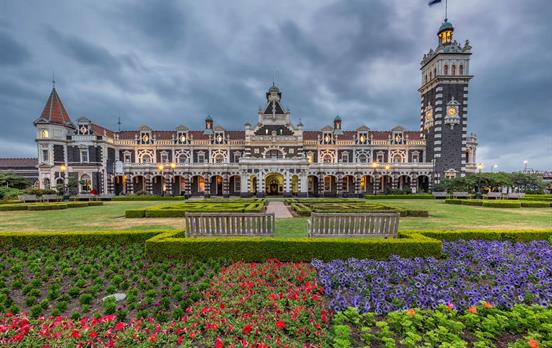 Historischer Bahnhof in Dunedin