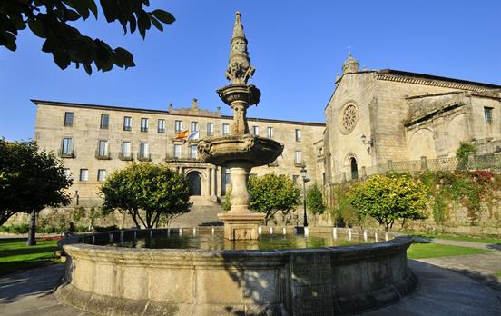 CaminoPortugue Herreria Square in Pontevedra