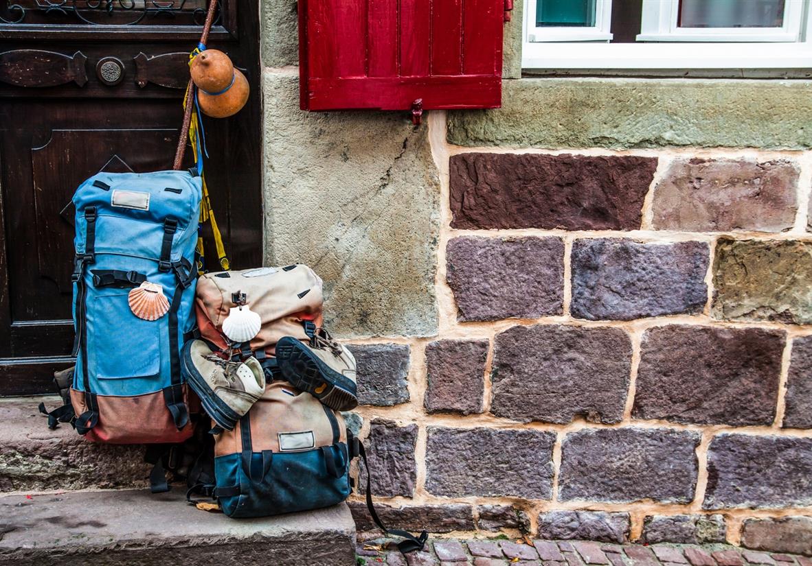Adhorn the famous Camino shell on your backpack