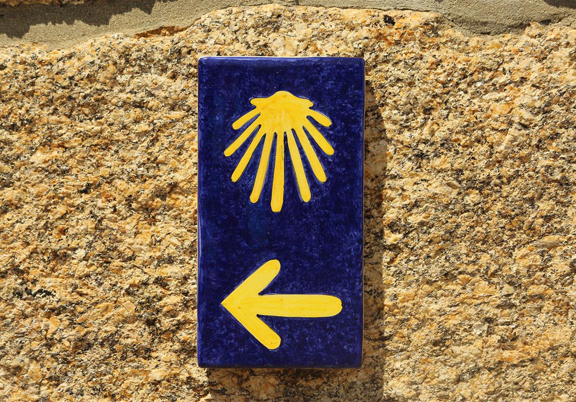 Camino signage always keeps you on track