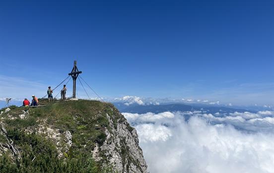 Über den Wolken auf dem Schwarzkogel