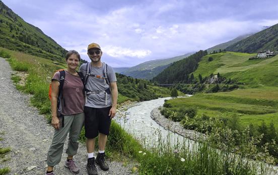Ausblick auf Obergurgl