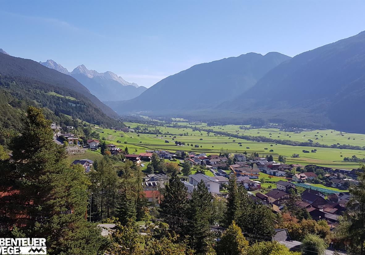 Blick übers Gurgltal bei Imst