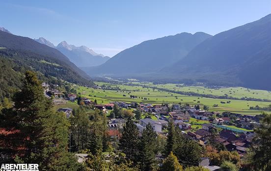 Blick übers Gurgltal bei Imst