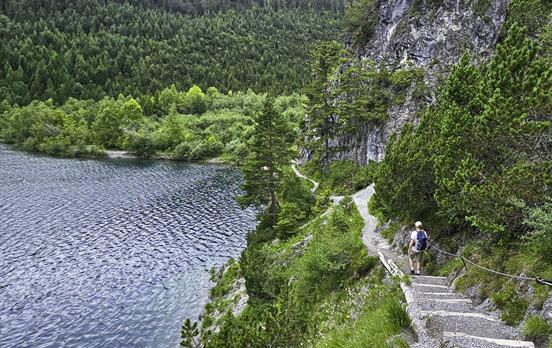 Wanderweg am Blindsee