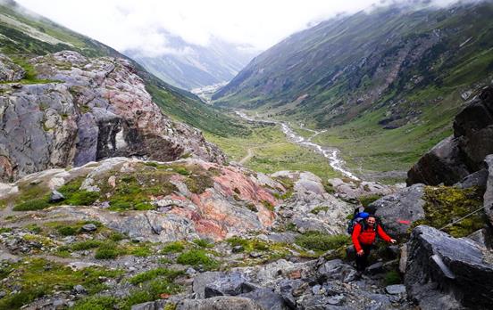 Aufstieg zur Braunschweiger Hütte