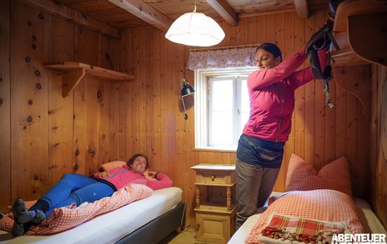 Gemütliche Zimmer in der Bella Vista Hütte