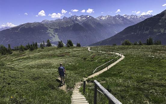 Panoramaweg nach Wenns