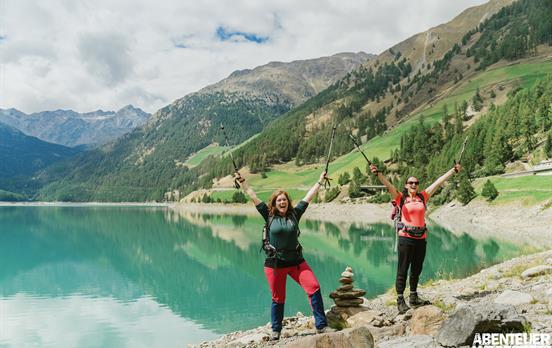 Ziel erreicht am Vernagter Stausee