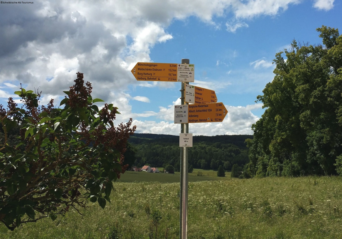 Albsteig Wegweiser