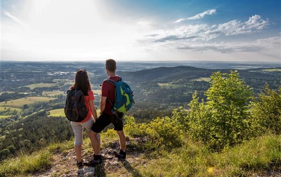 Aussichtsbalkone auf der Albtraufkante