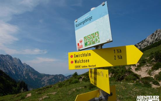 Rund um den Wilden Kaiser: Wegweiser