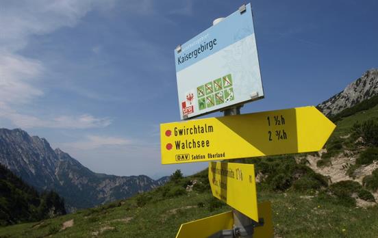 Follow fantastic waymarking