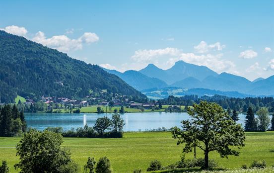 Der Walchsee im Kaiserwinkl