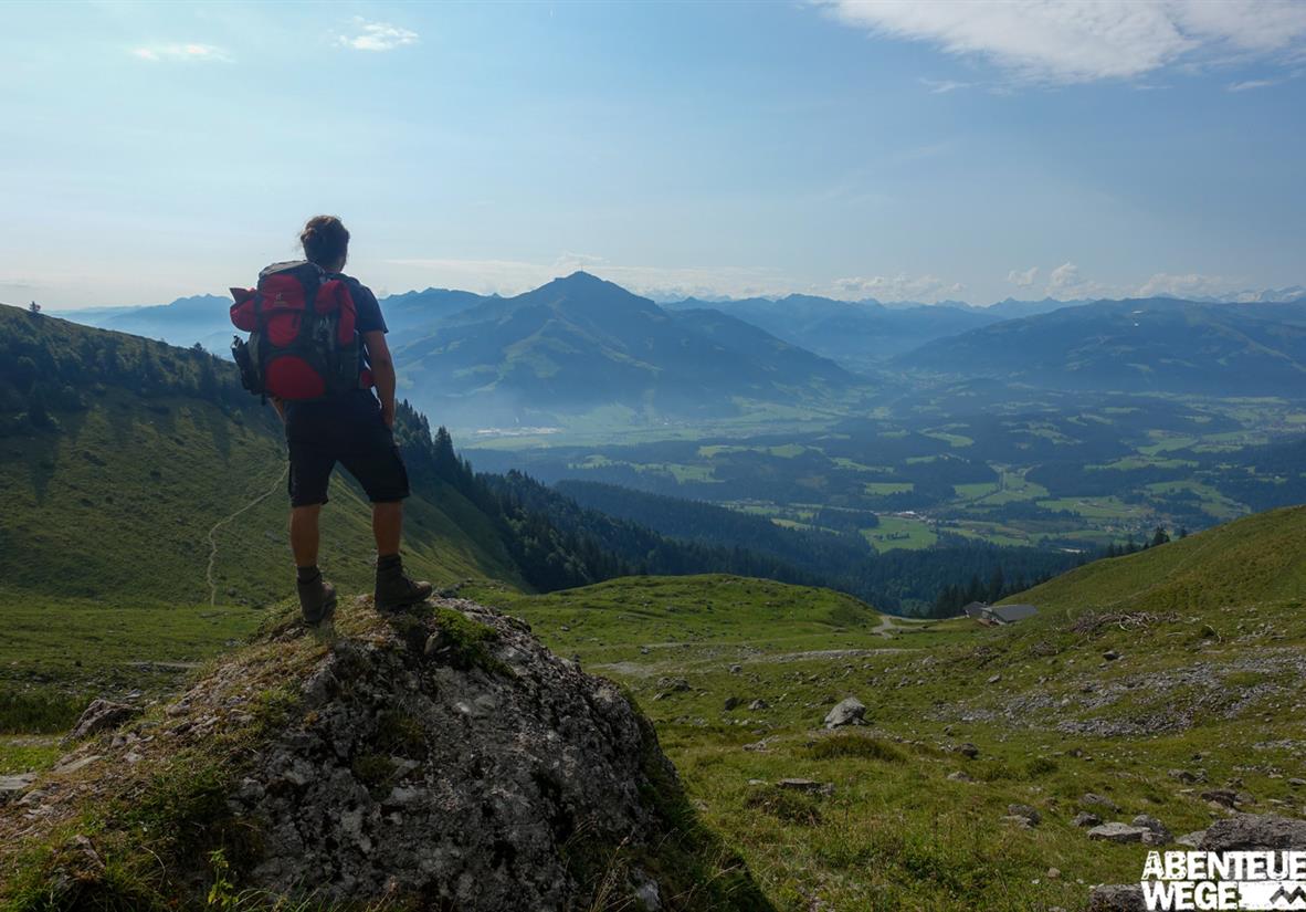 Innehalten und Aussicht genießen
