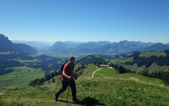 Scenic loop walk on the Brennkopf