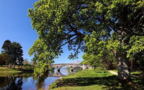 Riverside walking