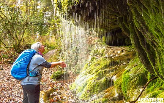 Wasserfall auf dem Schluchtensteig