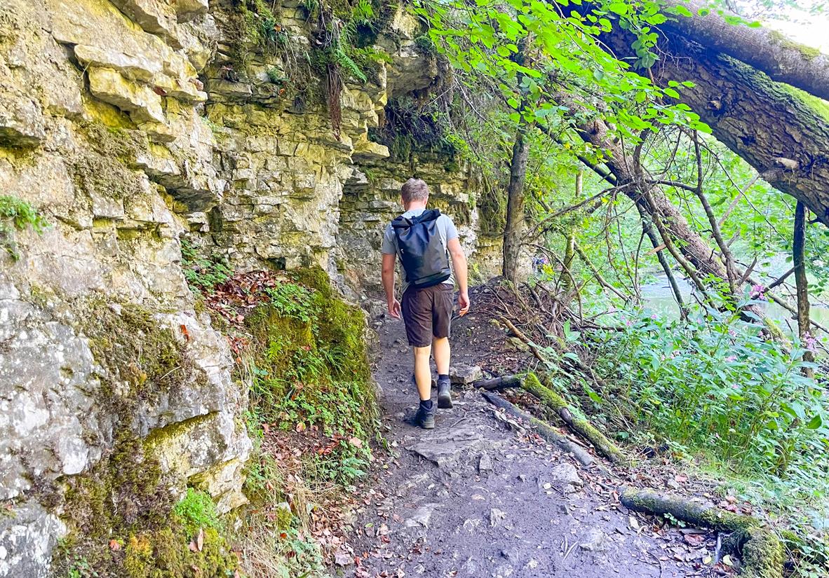 Enge Pfade in der Wutachschlucht