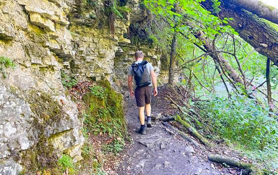 Enge Pfade in der Wutachschlucht