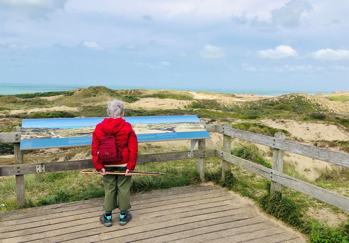 Blick über die Dunes de la Slack