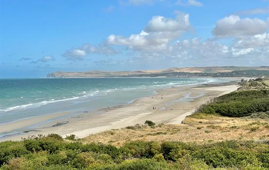 Endlose Sandstrände Richtung Wissant