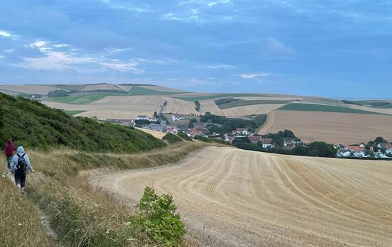 Wanderung bei Escalles