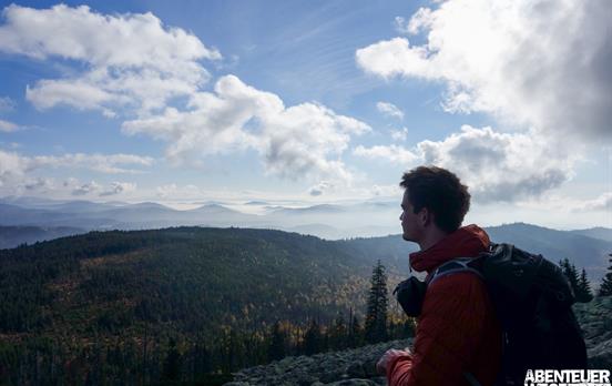 Fernblicke über Bayerischen und Böhmischen Wald