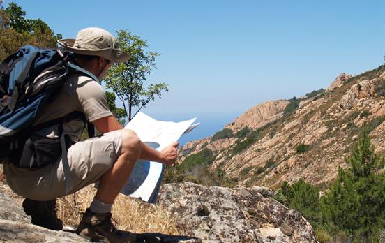 Wegbeschreibungen und Karten zeigen Ihnen den Weg